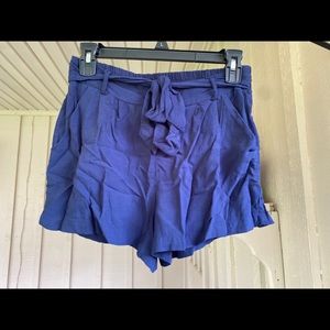 Navy Blue loose Dress Shorts